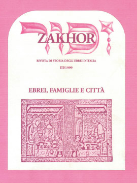 Zakhor-III-1999-Ebrei-famiglie-e-citta